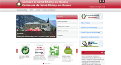 Desktop Screenshot of comune.saintrhemyenbosses.ao.it